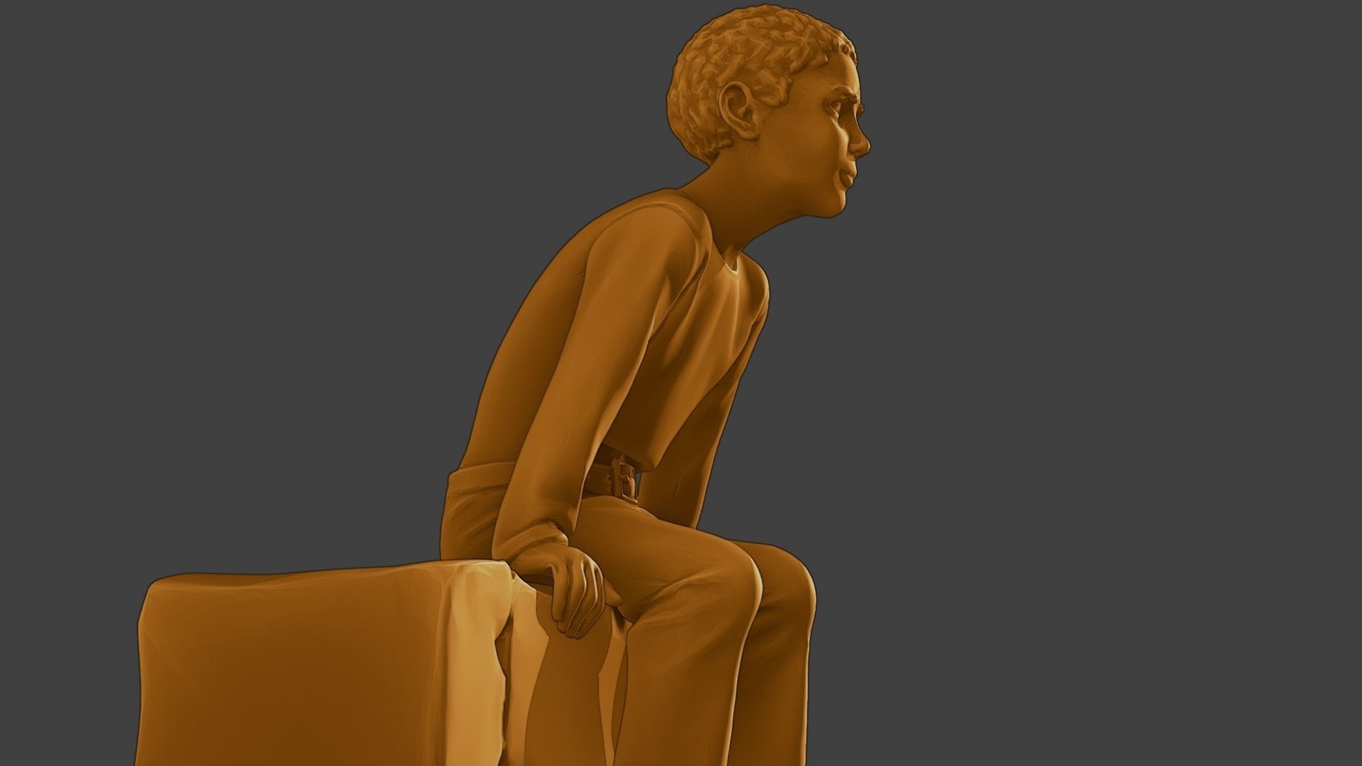 ww2 Casual Boy CB1 009 3D print model_29