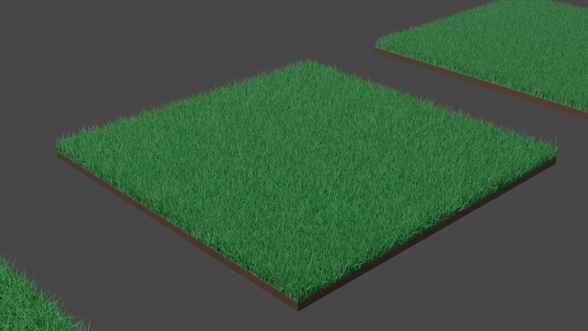 Grass  PACK - 4 grass heights Free 3D model_3