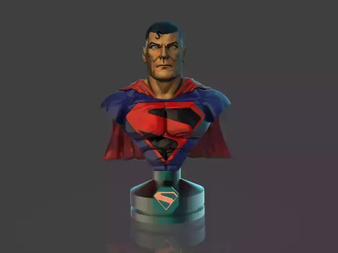 Superman Kingdom Come 3D print model