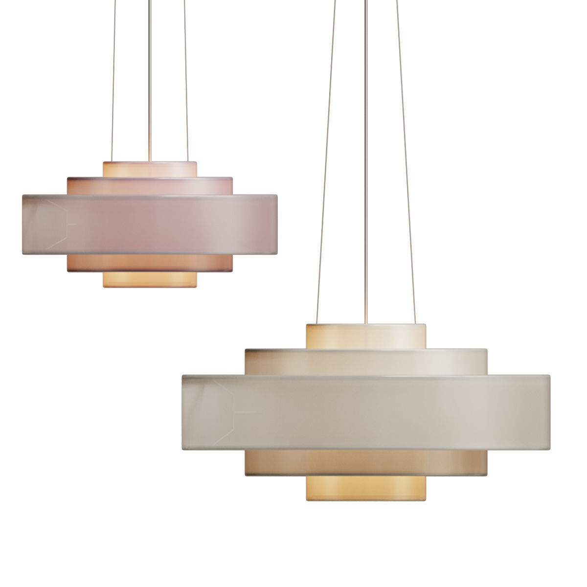 Cloud Shade Pendant 3D model_1