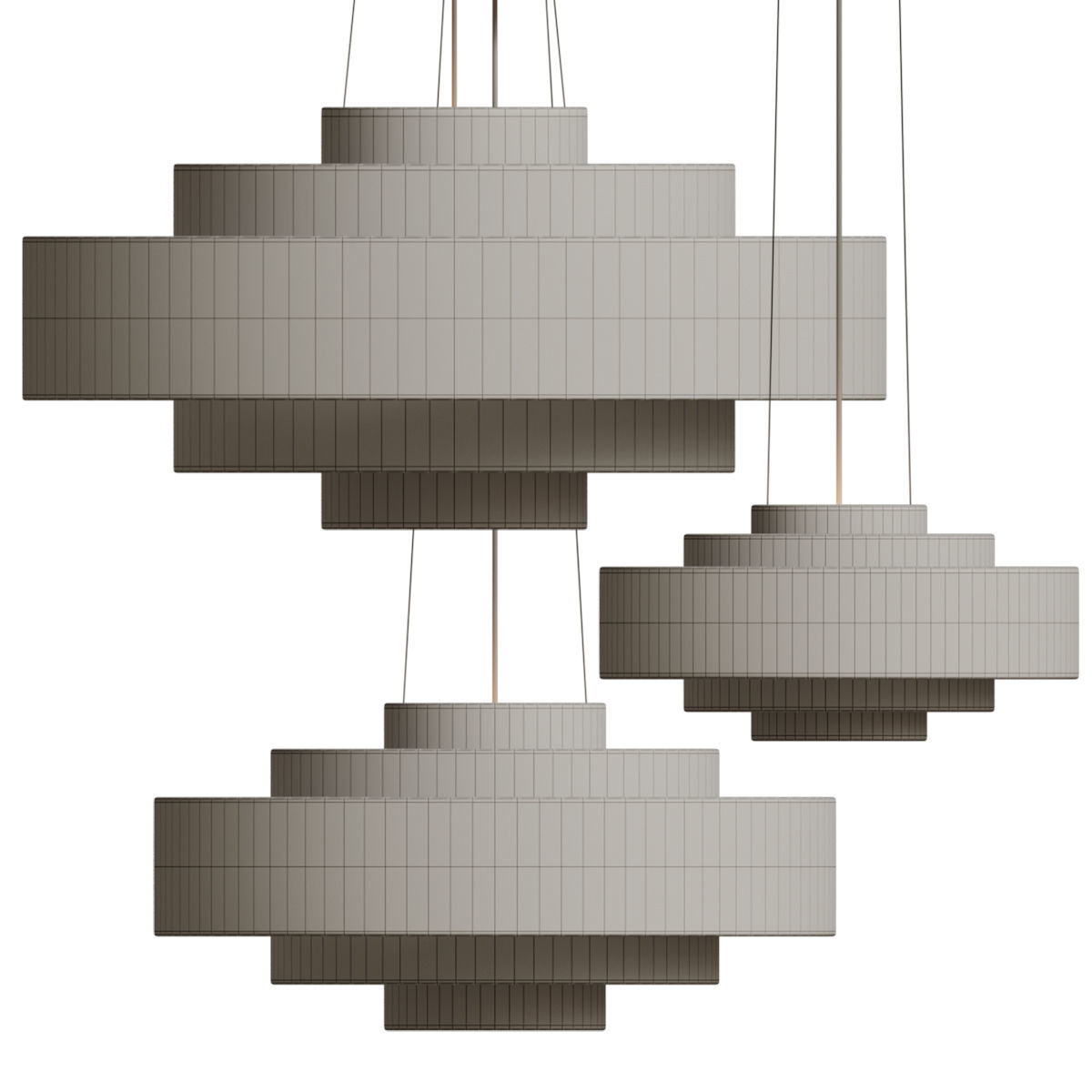 Cloud Shade Pendant 3D model_3