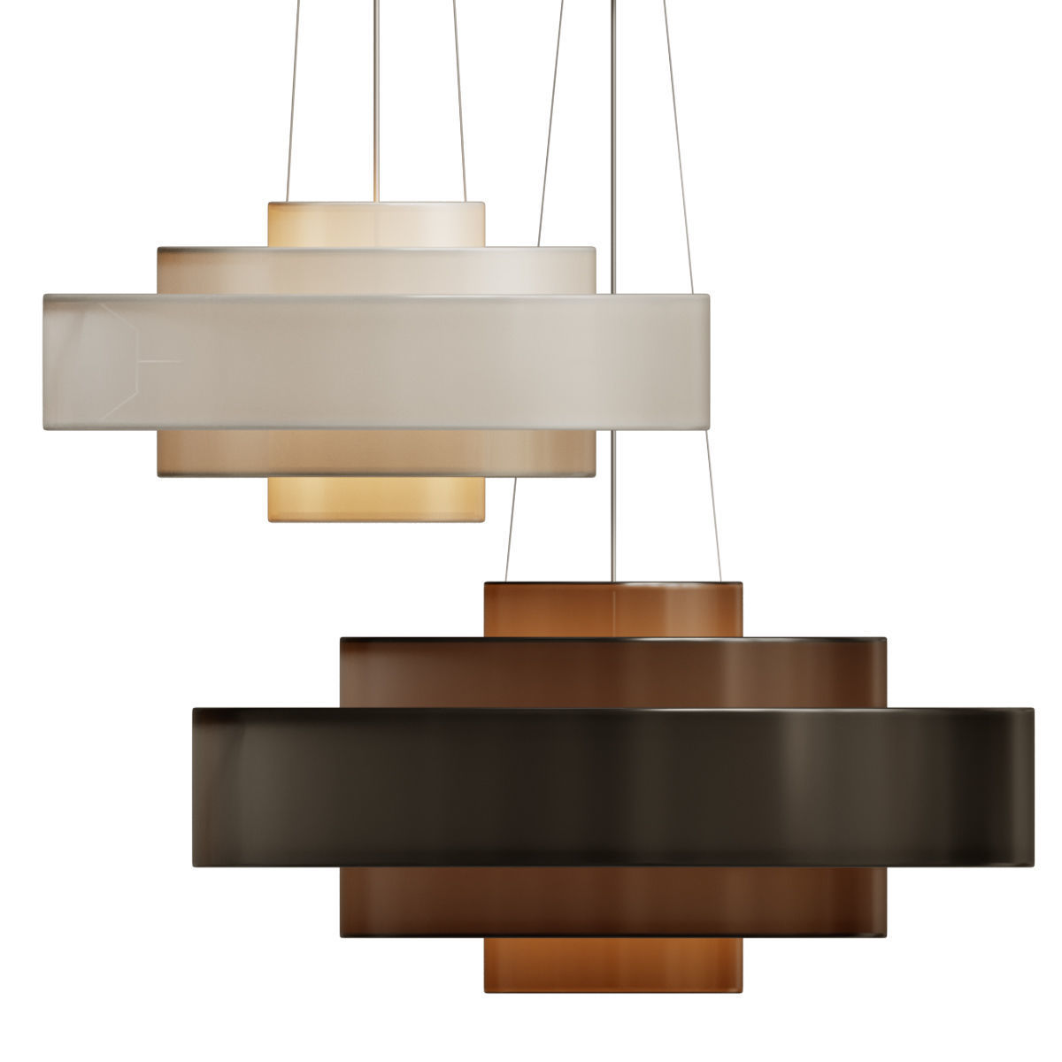 Cloud Shade Pendant 3D model_2