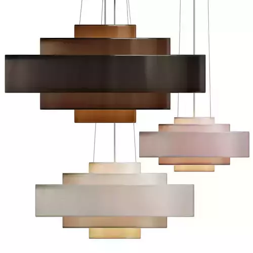 Cloud Shade Pendant 3D model