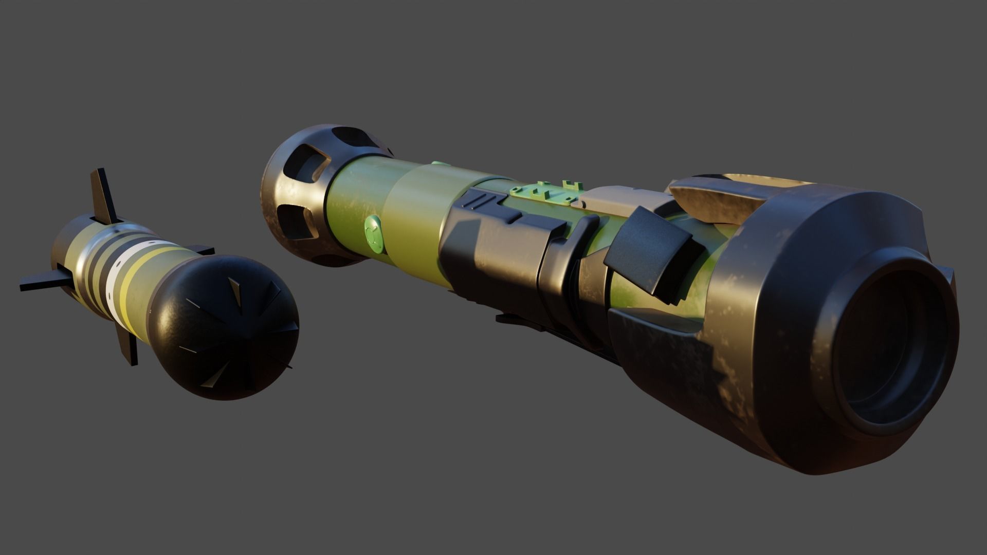 NLAW - Next generation Light Anti-tank Weapon 3D model_8