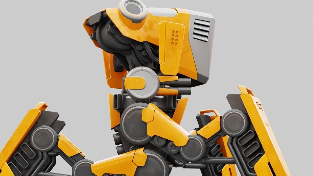 DROID BATTLE ECHO rigged 3D model_21