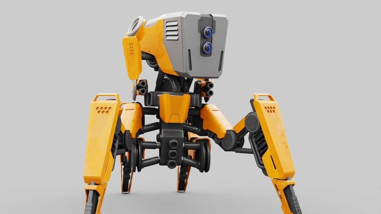 DROID BATTLE ECHO rigged 3D model_12