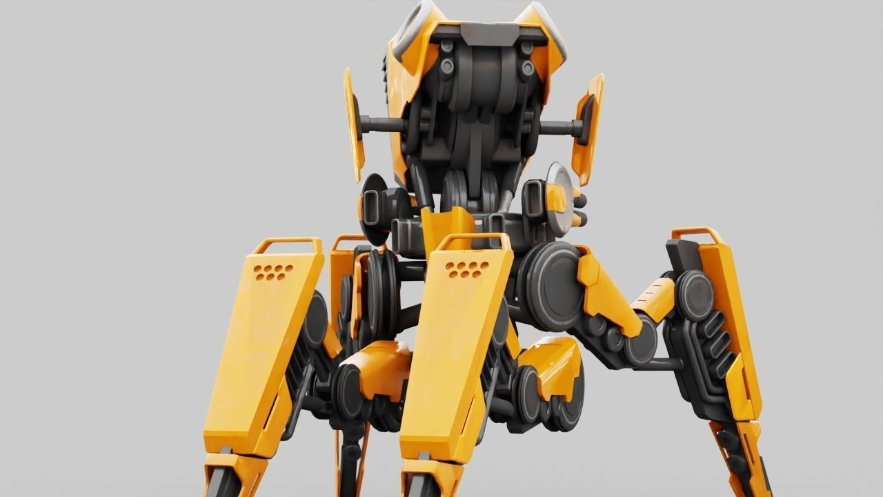 DROID BATTLE ECHO rigged 3D model_7