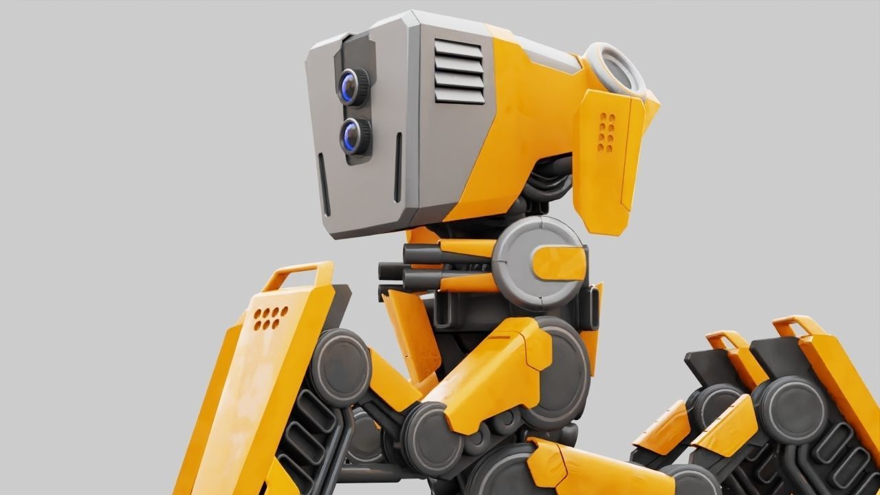 DROID BATTLE ECHO rigged 3D model_27