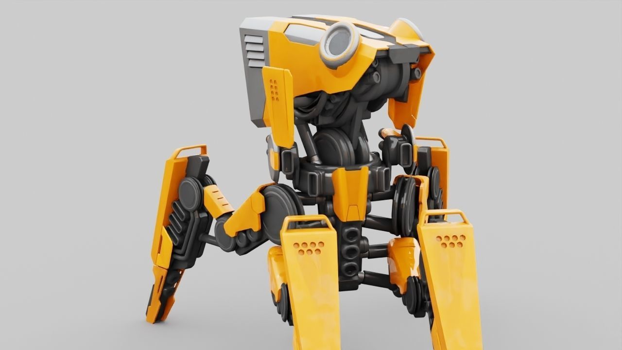 DROID BATTLE ECHO rigged 3D model_18