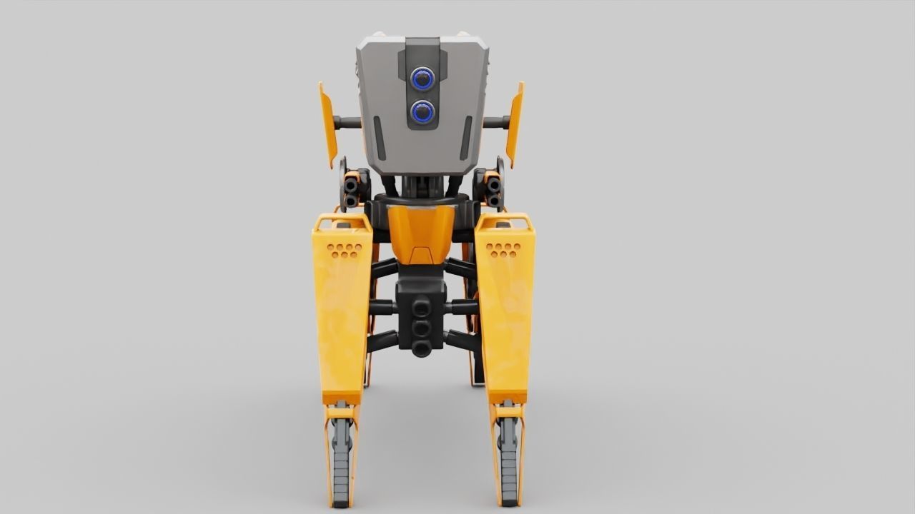 DROID BATTLE ECHO rigged 3D model_33