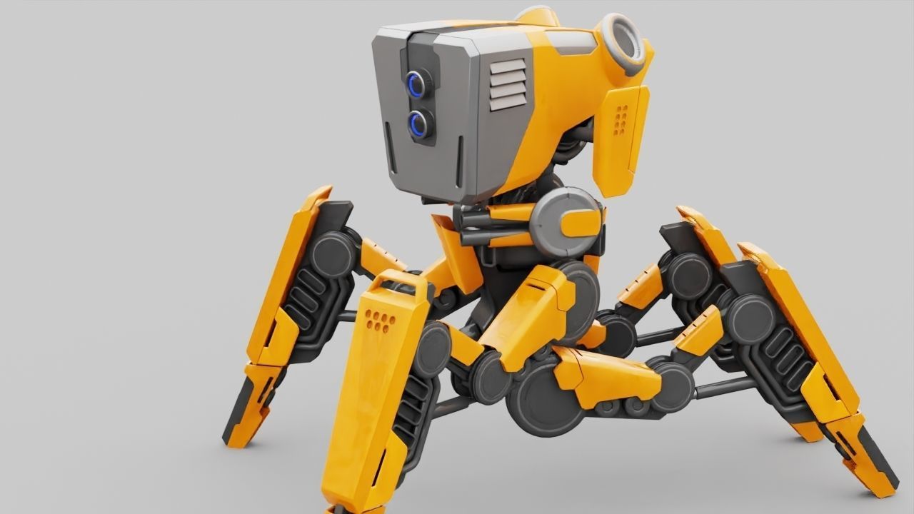 DROID BATTLE ECHO rigged 3D model_15