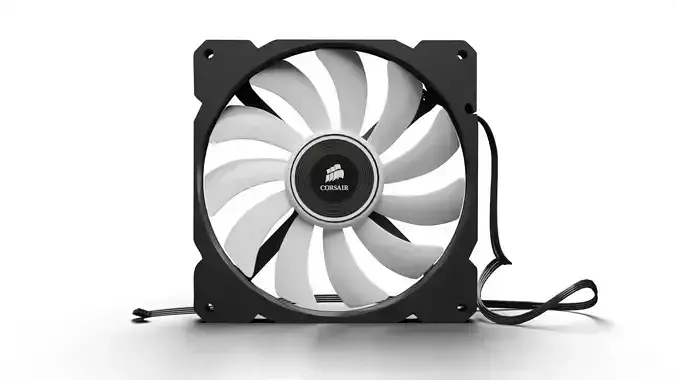 Corsair RWF0037 Computer Cooling Fan Low-poly 3D model