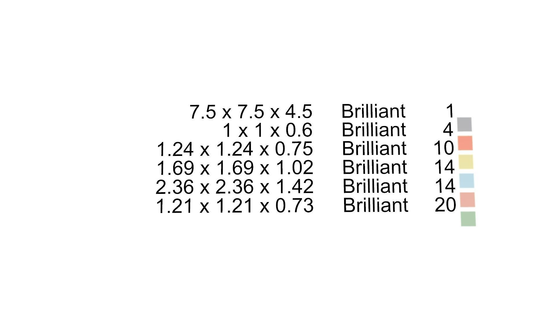 two row diamond engagement ring  stl verified 3D print model_26