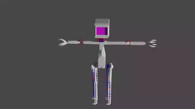 Robot with arms and legs