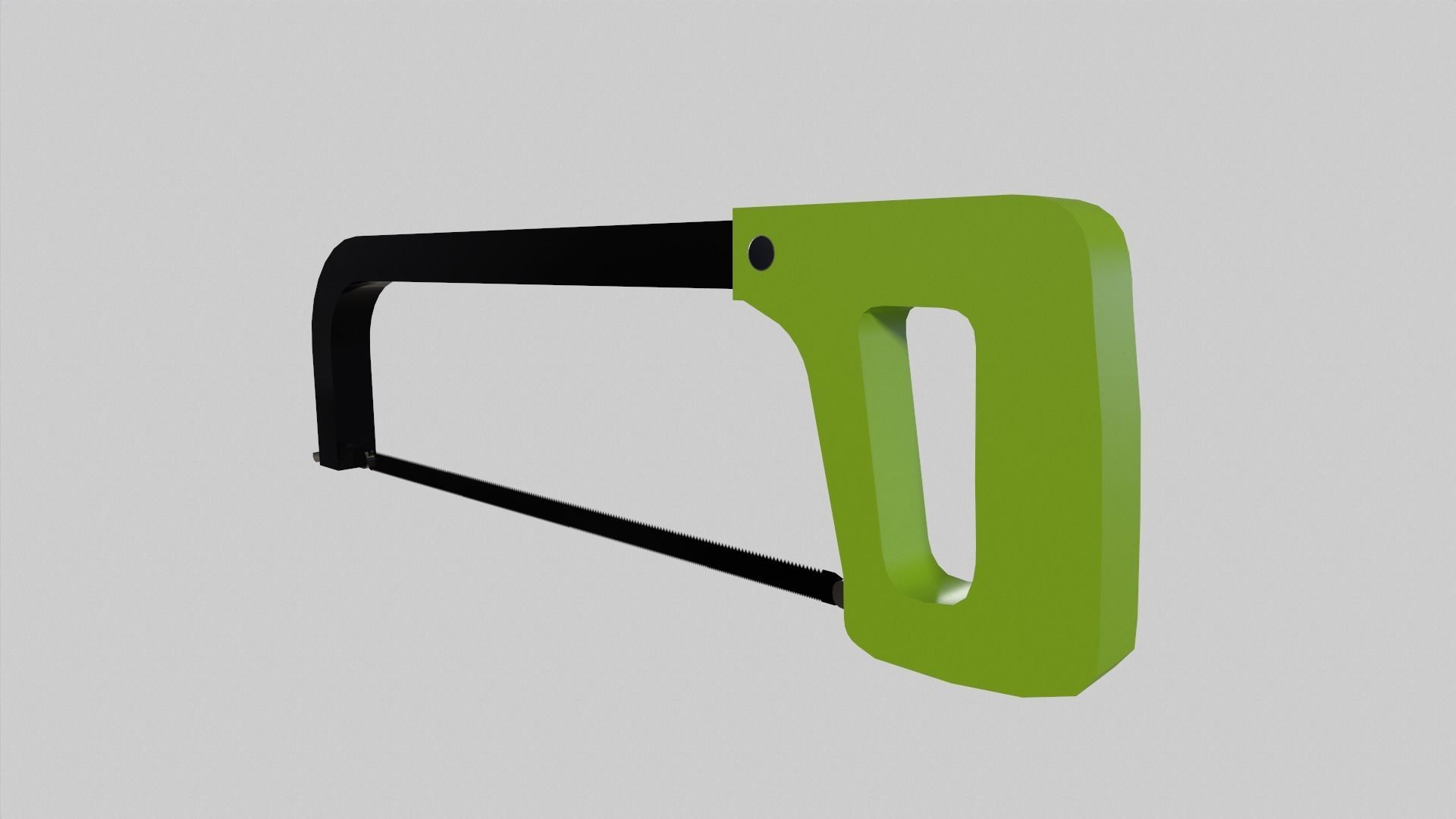 handsaw band saw Low-poly 3D model_4