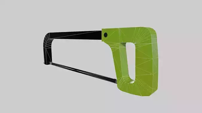handsaw band saw Low-poly 3D model