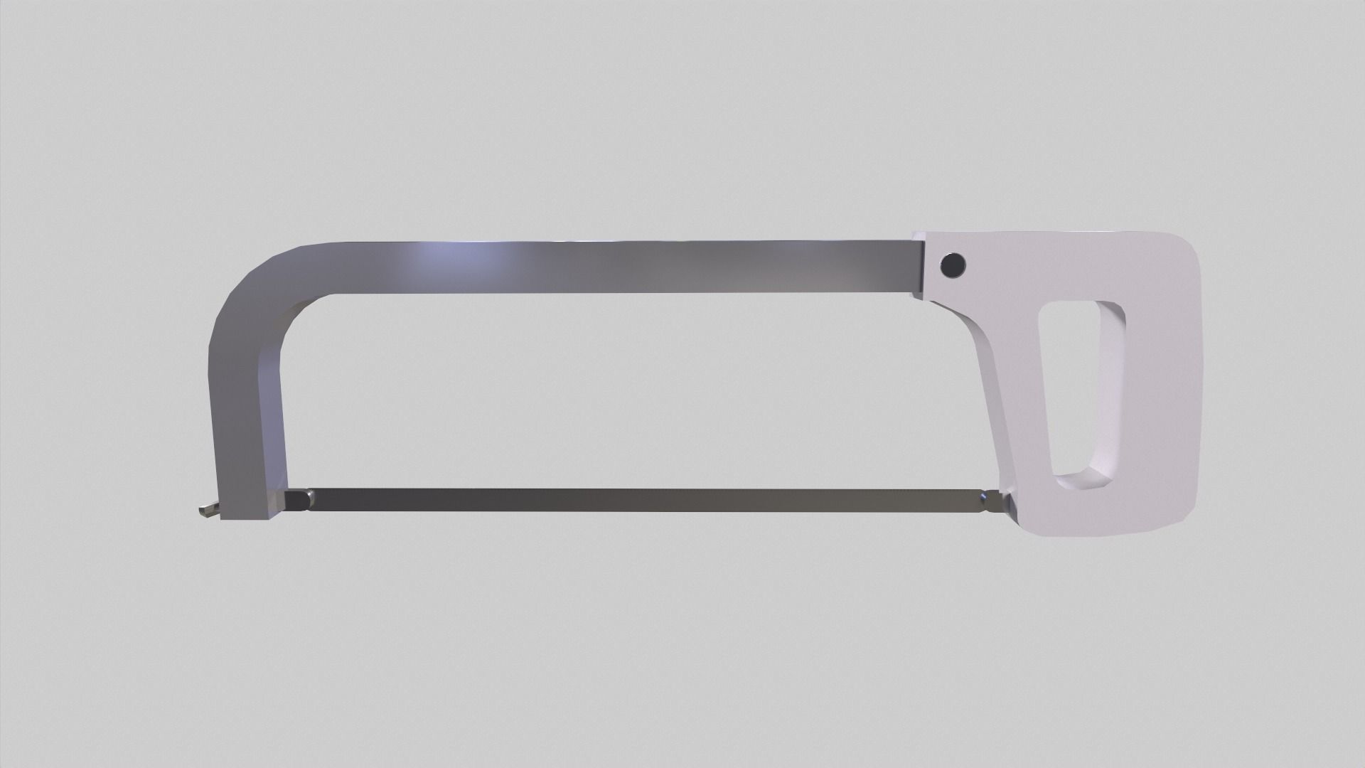 handsaw band saw Low-poly 3D model_8