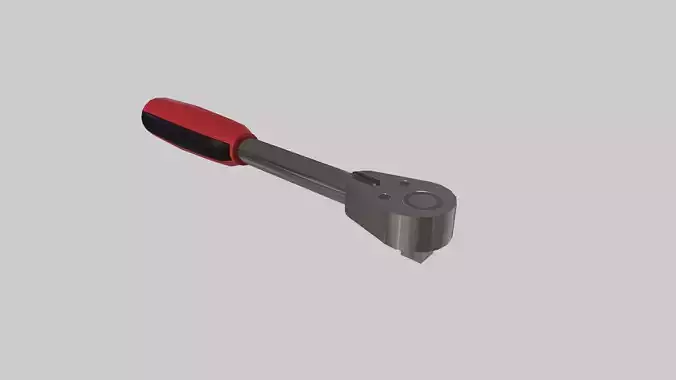 Ratchet Wrench Low-poly 3D model