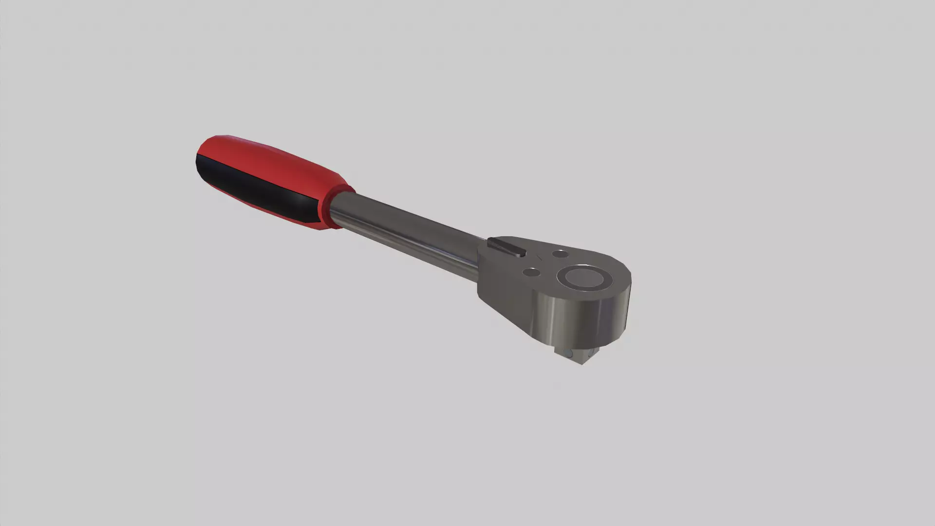 Ratchet Wrench Low-poly 3D model_0