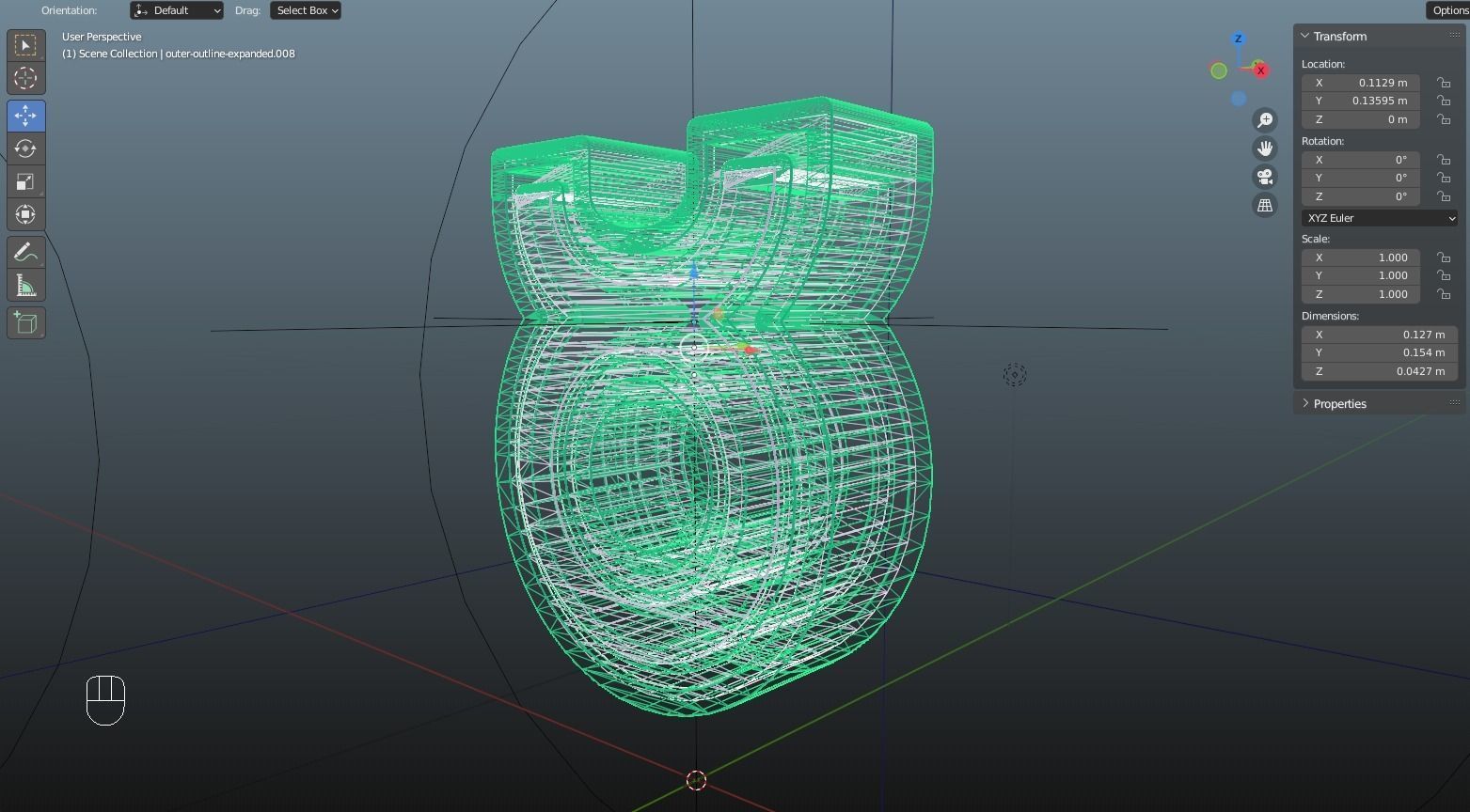 Fully Animated 3D Astrological Aquarius Sign Icon Low-poly 3D model_14