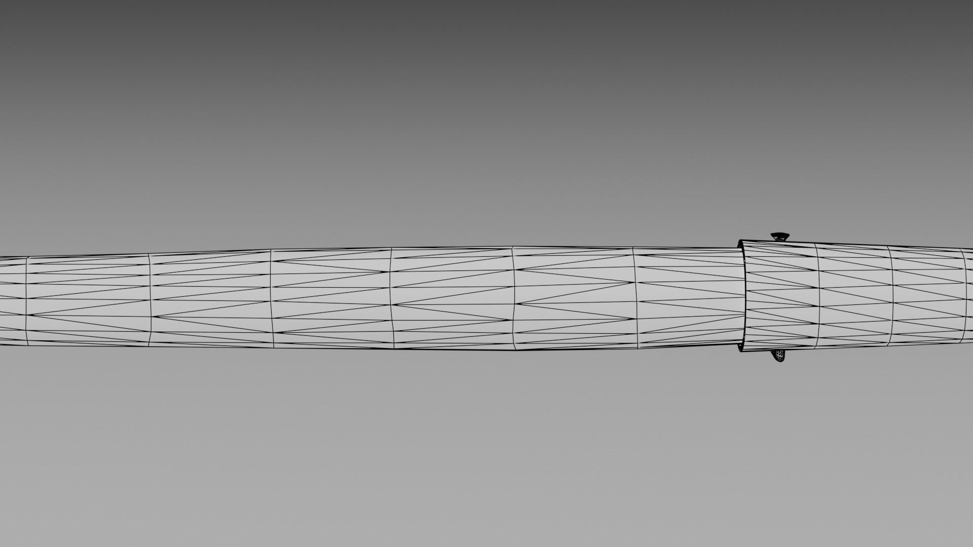 Old Rake Low-poly 3D model_11