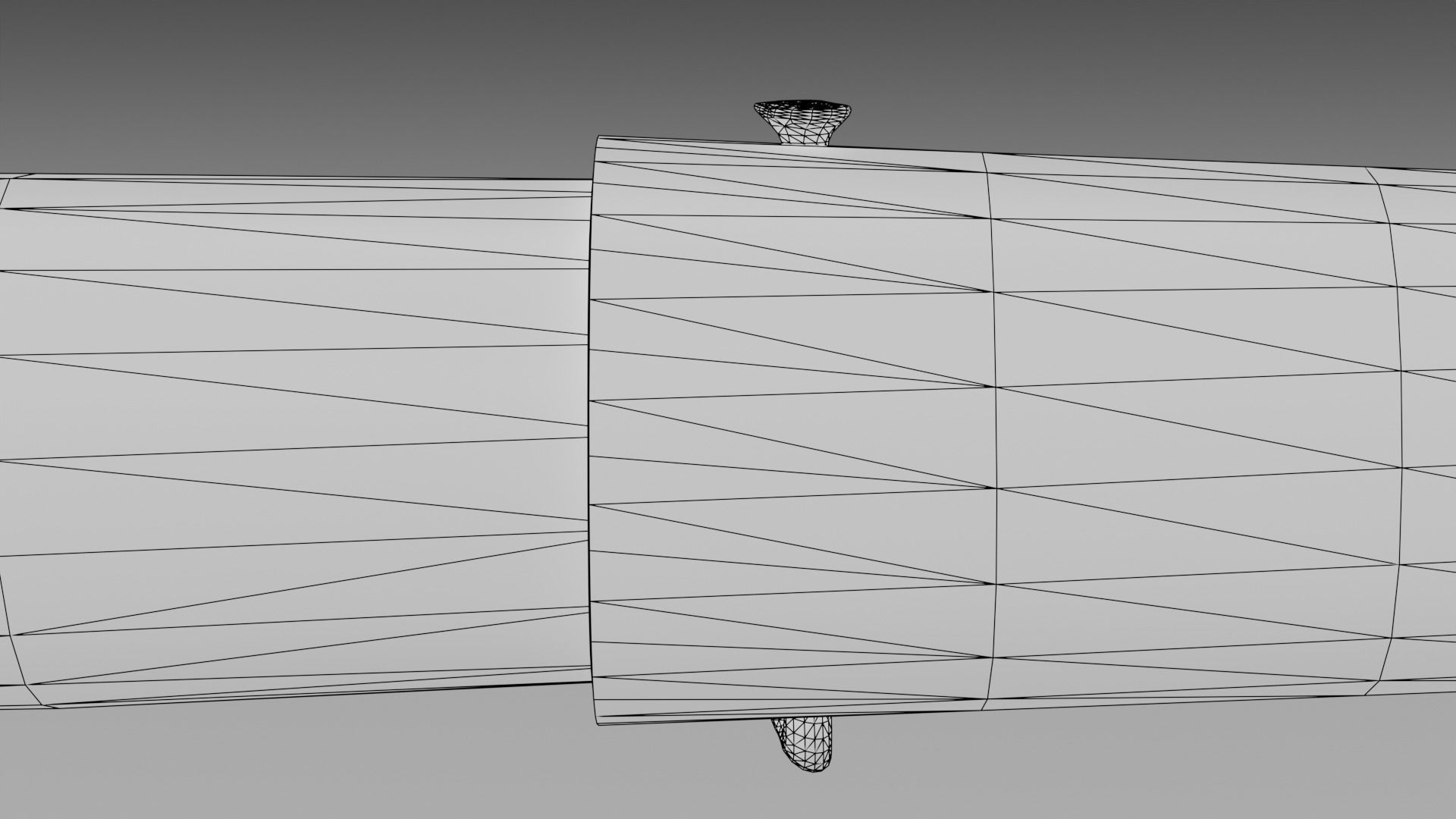 Old Rake Low-poly 3D model_12