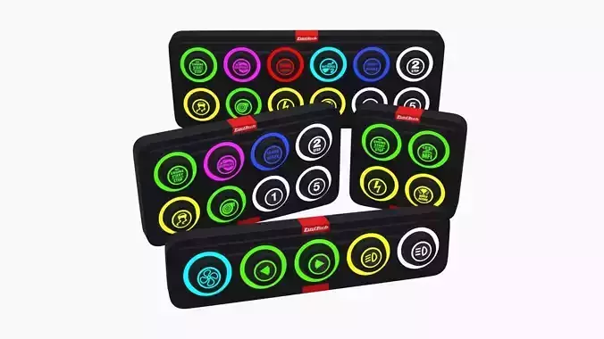FuelTech SwitchPanel Bundle Low-poly 3D model