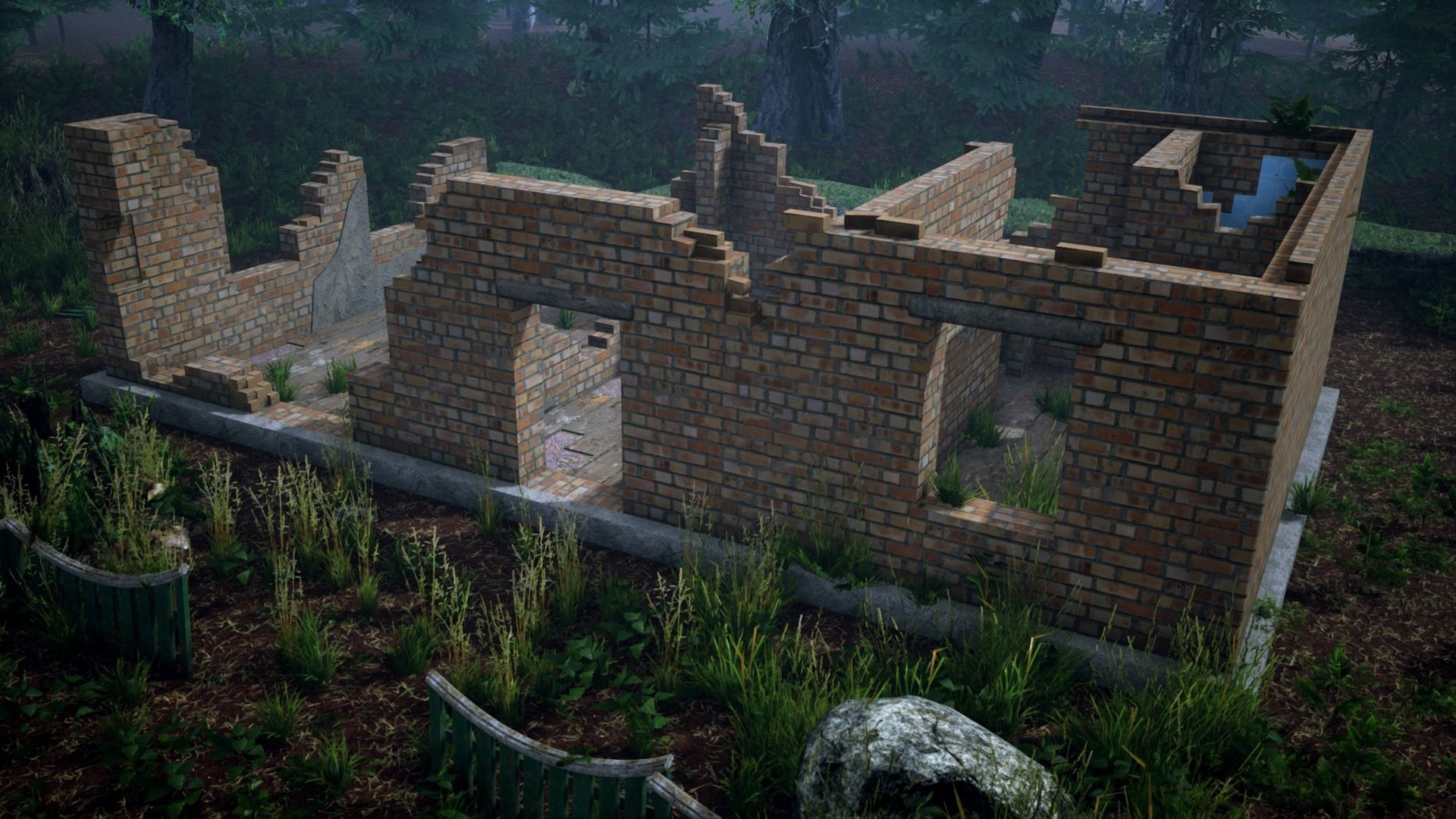 Chornobyl House Low-poly 3D model_1