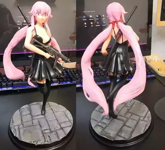 Yuno Gasai 3D print model