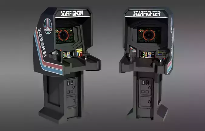 Starfighter Arcade Cabinet 3D print model