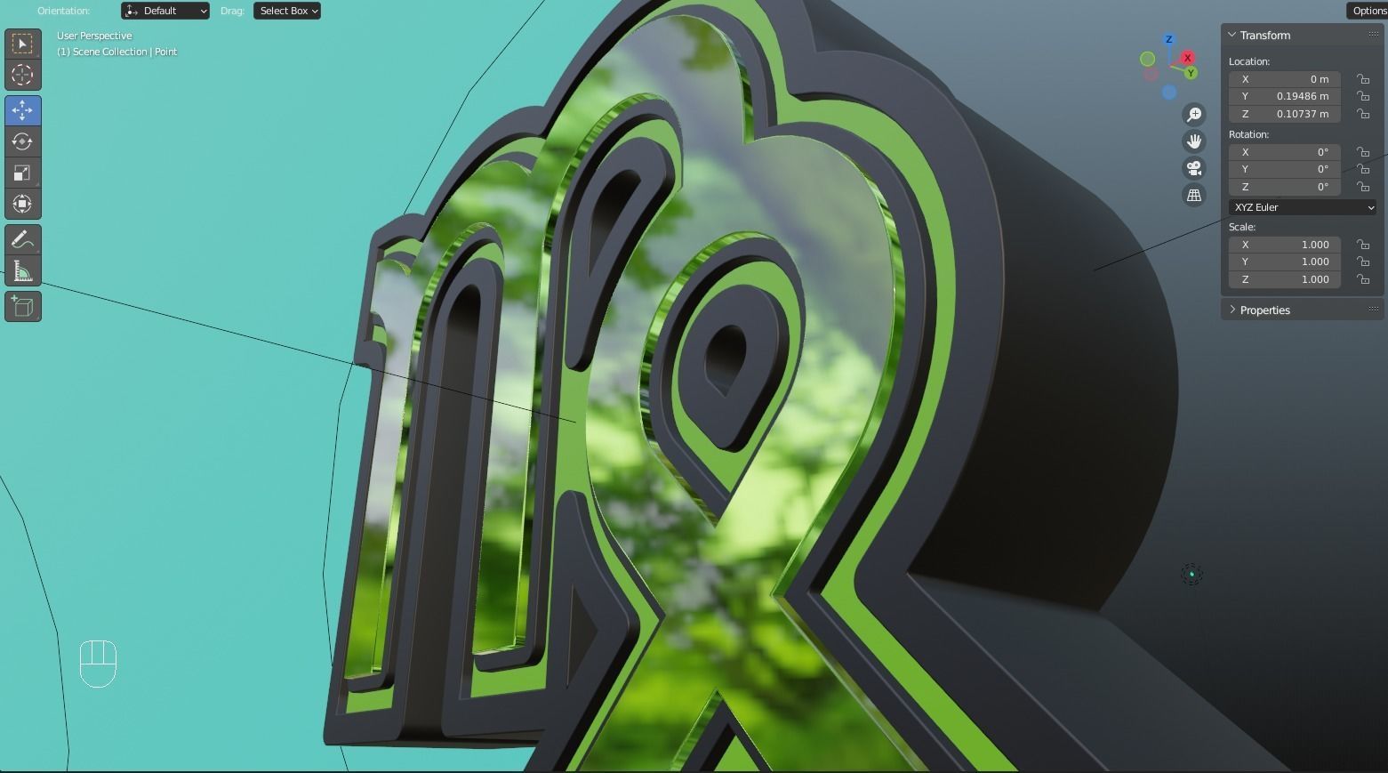 Fully Animated 3D Astrological Virgo Sign Icon Low-poly 3D model_2