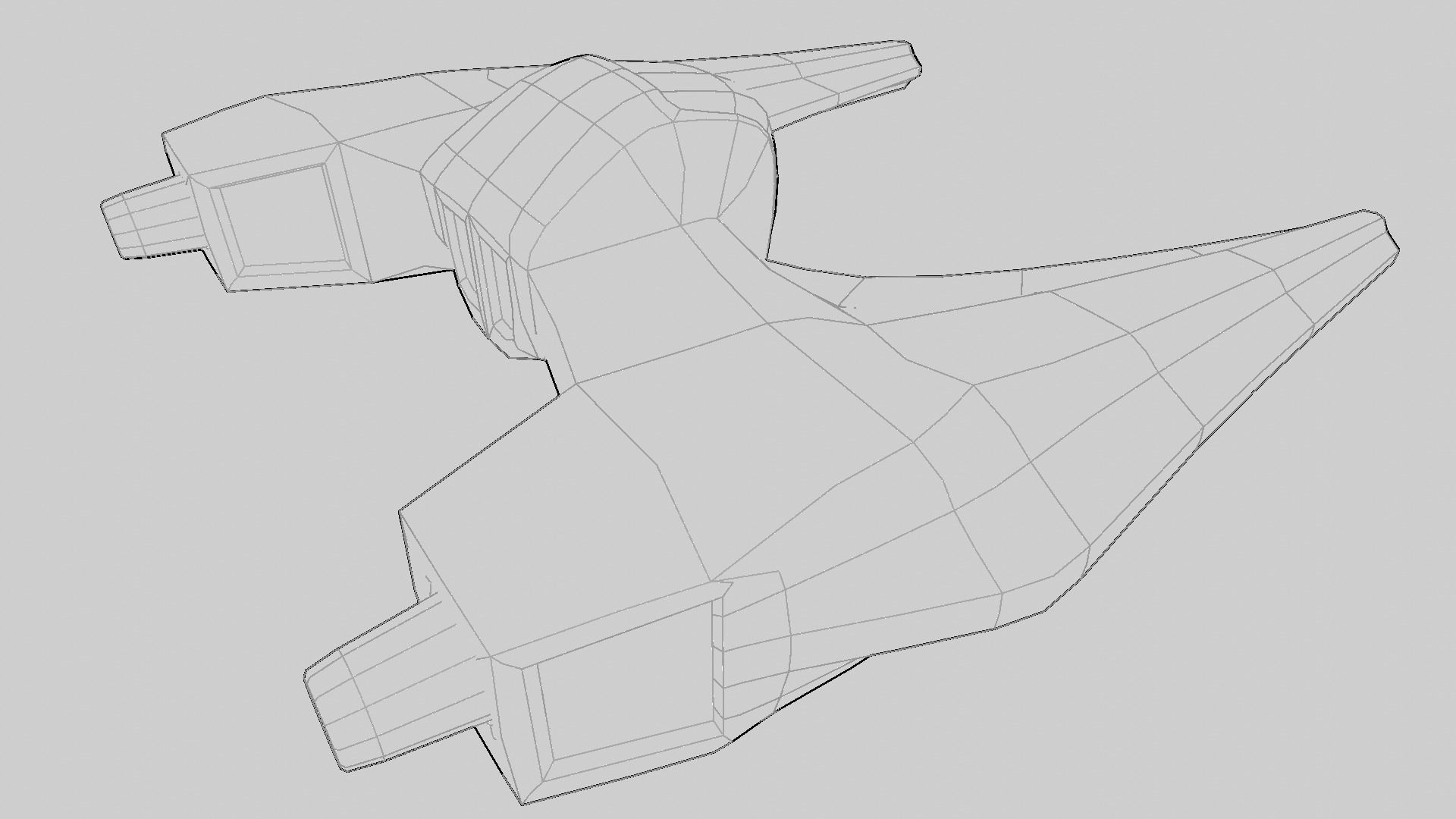 Sci-Fi Military Spaceship - Phenom G12 3D print model_25