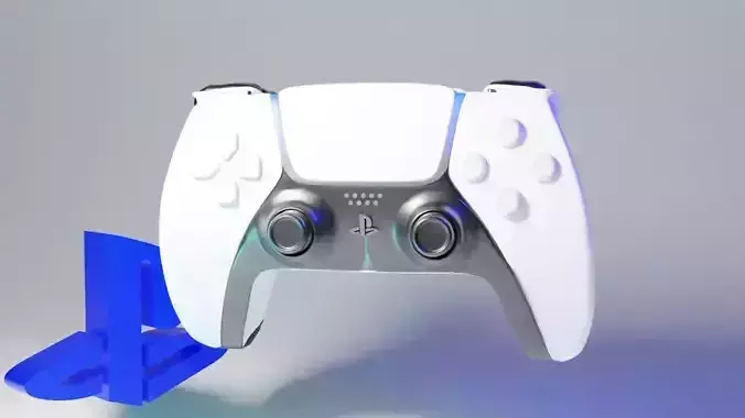 Ps5 controller  Low-poly 3D model