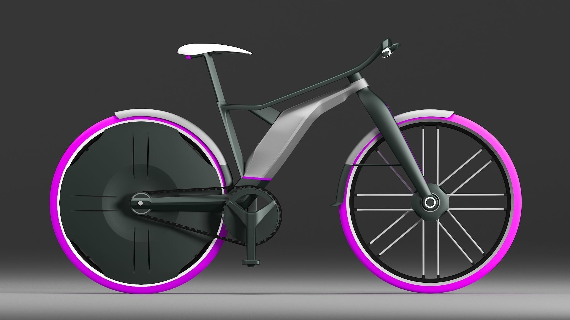 Modular Bike concept model 3D model_3