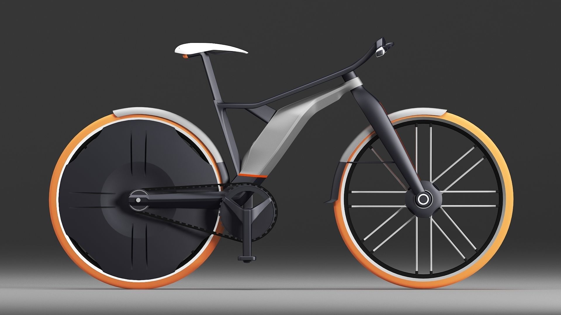 Modular Bike concept model 3D model_1