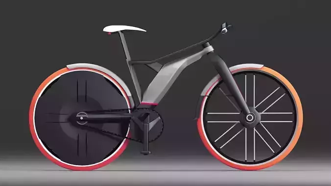Modular Bike concept model 3D model