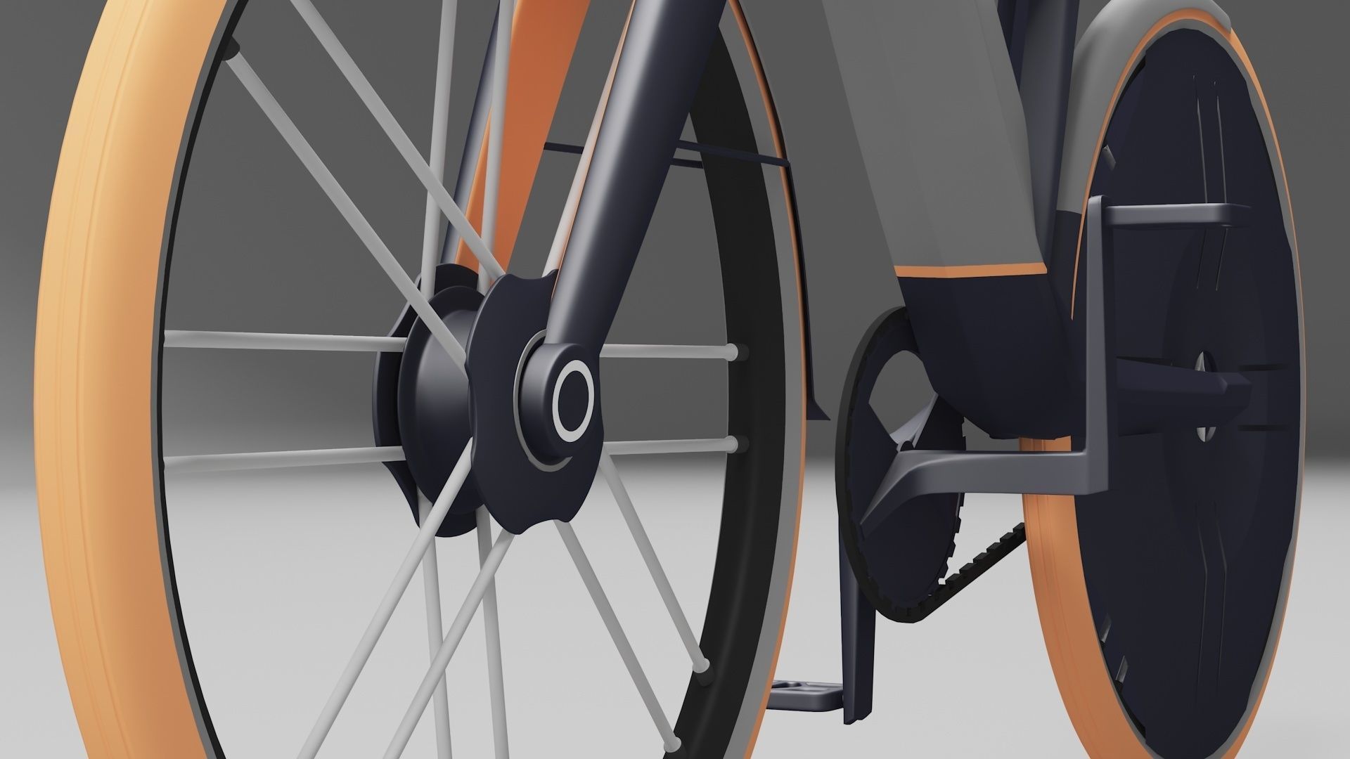 Modular Bike concept model 3D model_8