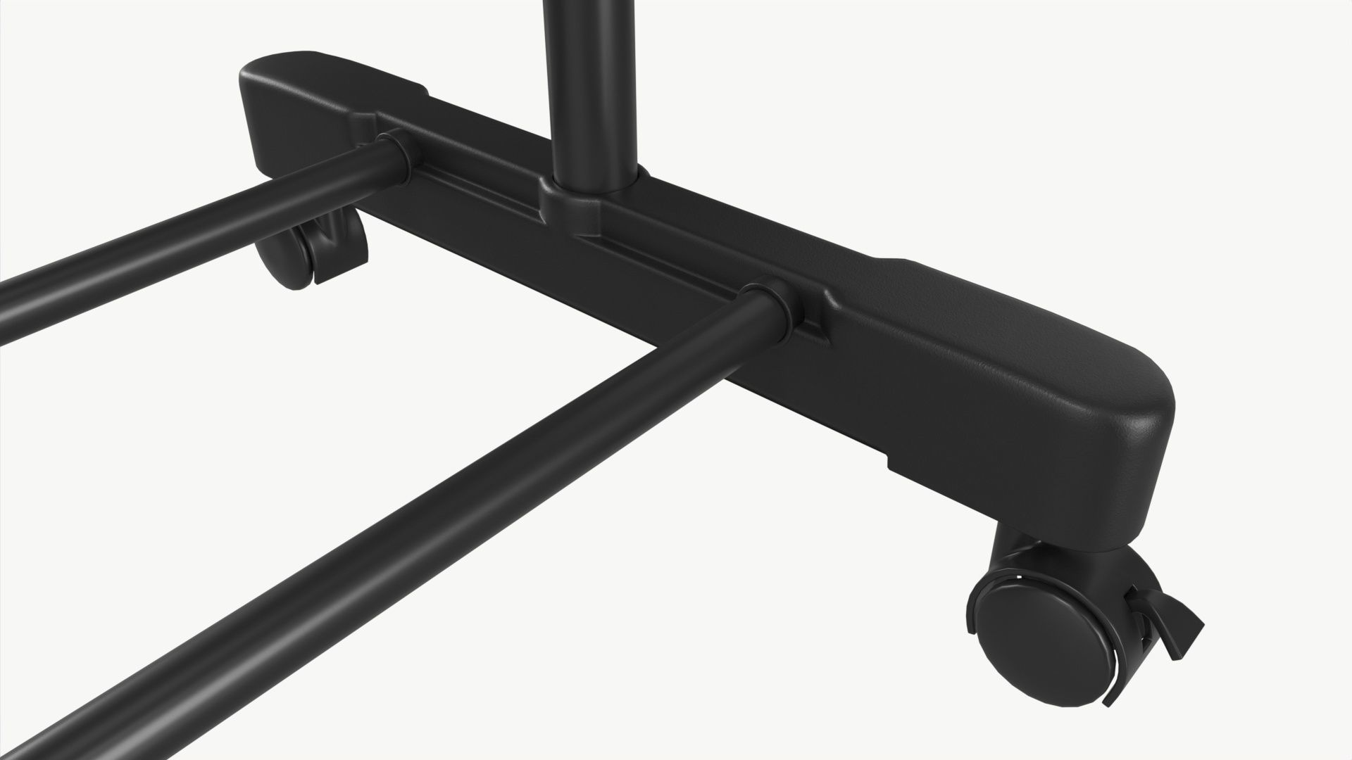 Adjustable Rolling Clothes Hanger 3D model_2