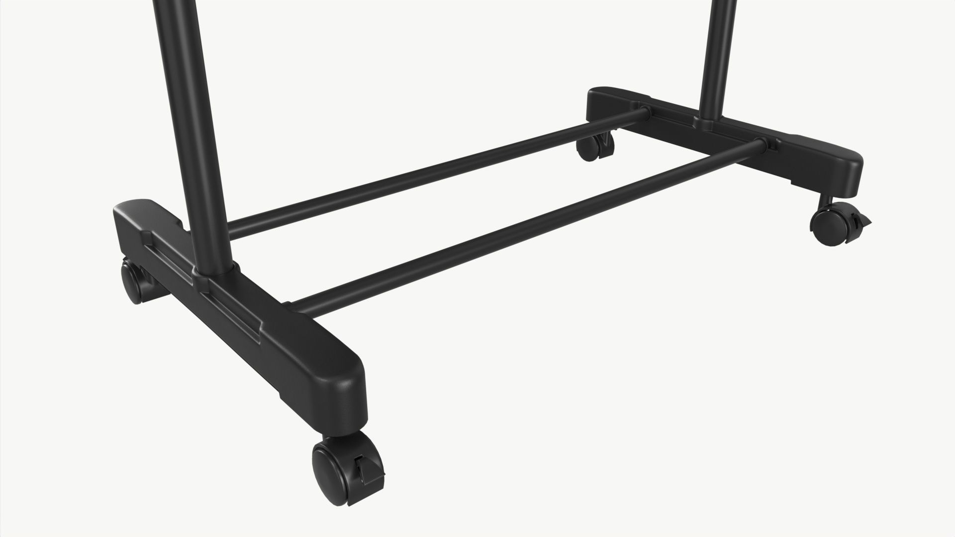 Adjustable Rolling Clothes Hanger 3D model_1