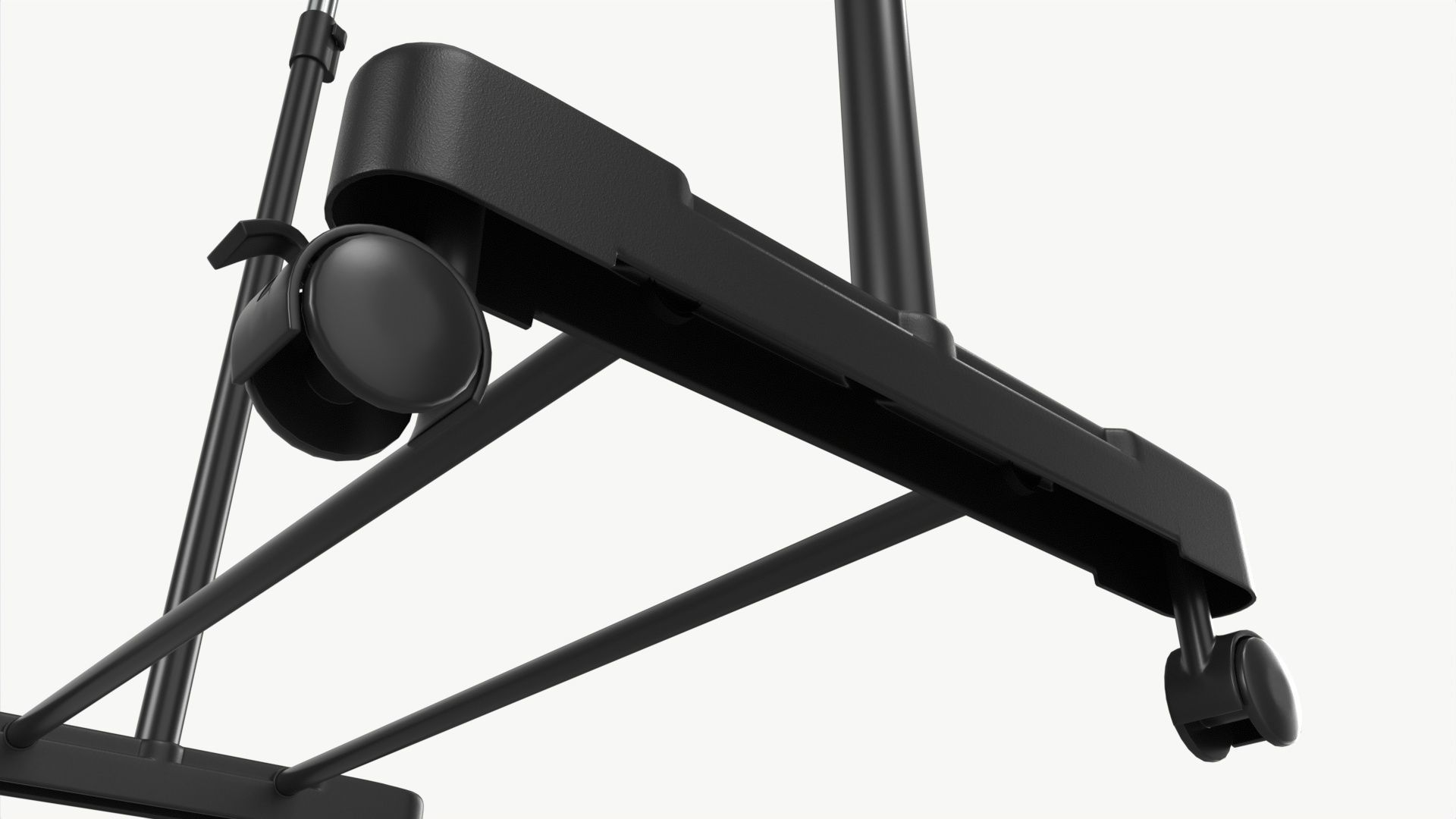 Adjustable Rolling Clothes Hanger 3D model_3