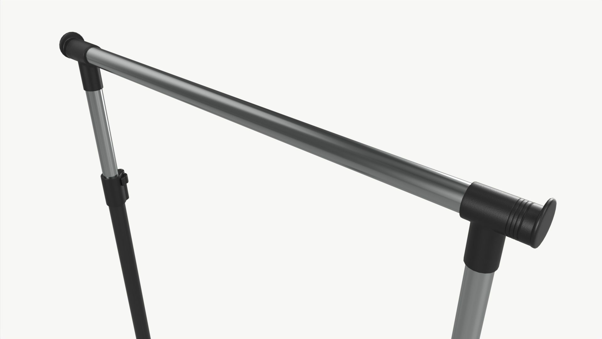 Adjustable Rolling Clothes Hanger 3D model_5