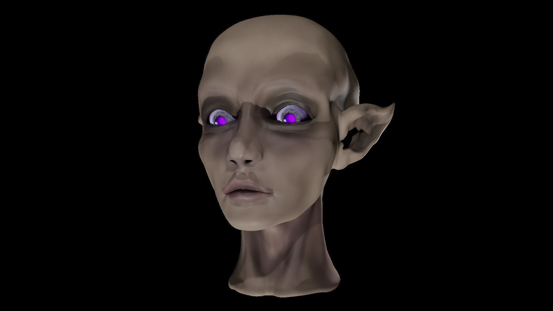 Head bust - Fear the Forest 3D model_11