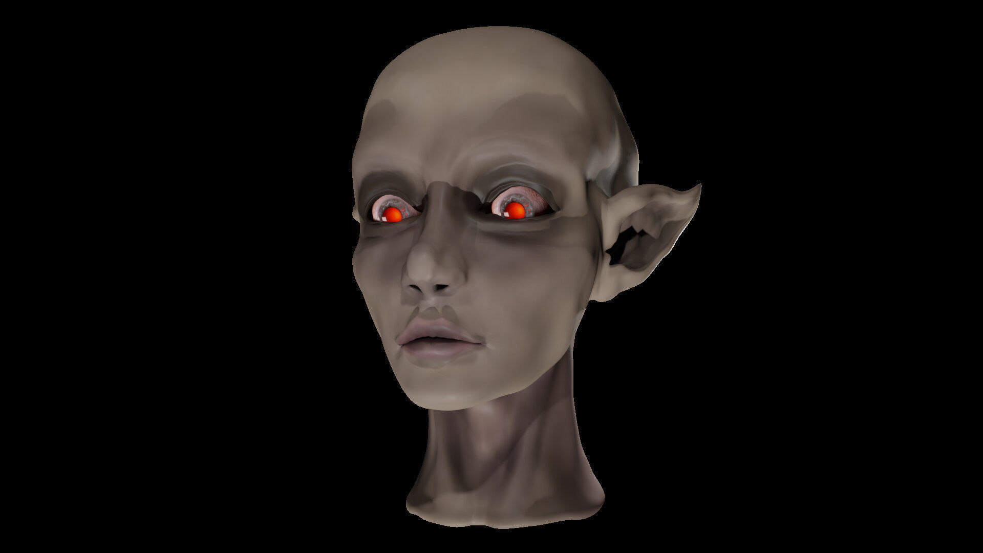 Head bust - Fear the Forest 3D model_4