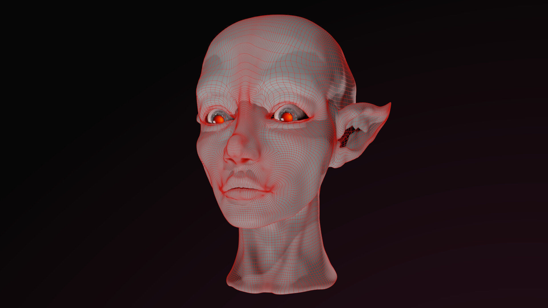 Head bust - Fear the Forest 3D model_14
