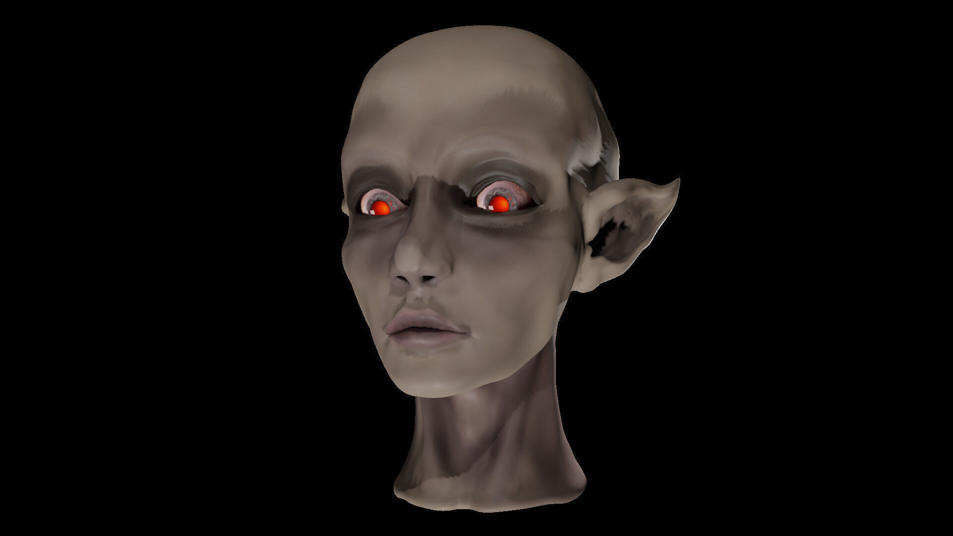 Head bust - Fear the Forest 3D model_2