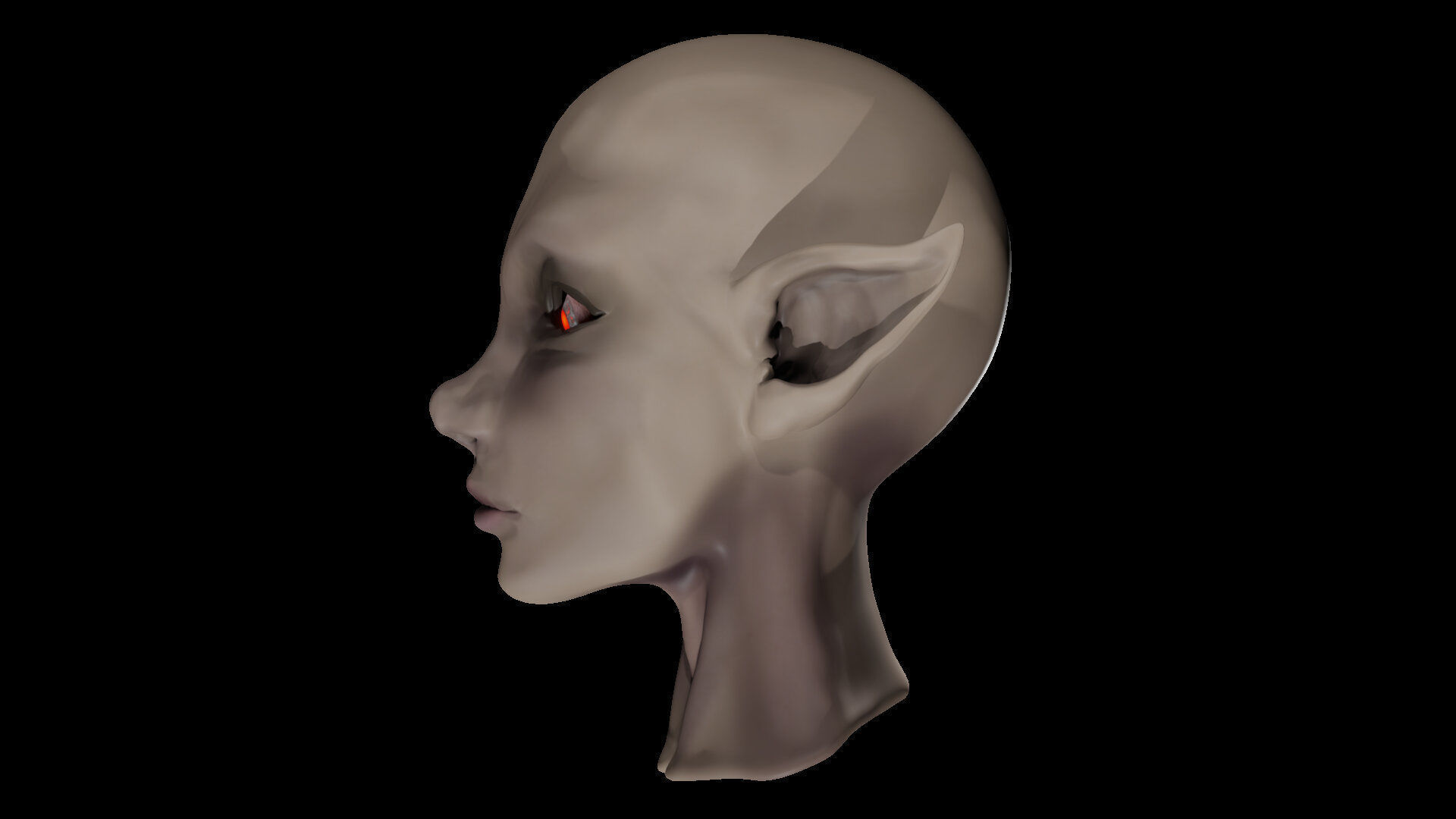 Head bust - Fear the Forest 3D model_6