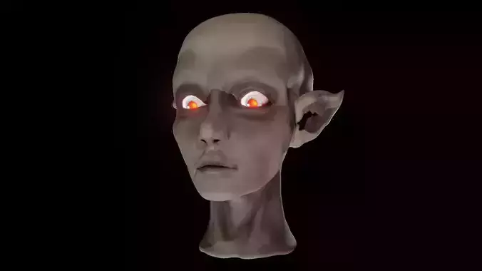 Head bust - Fear the Forest 3D model