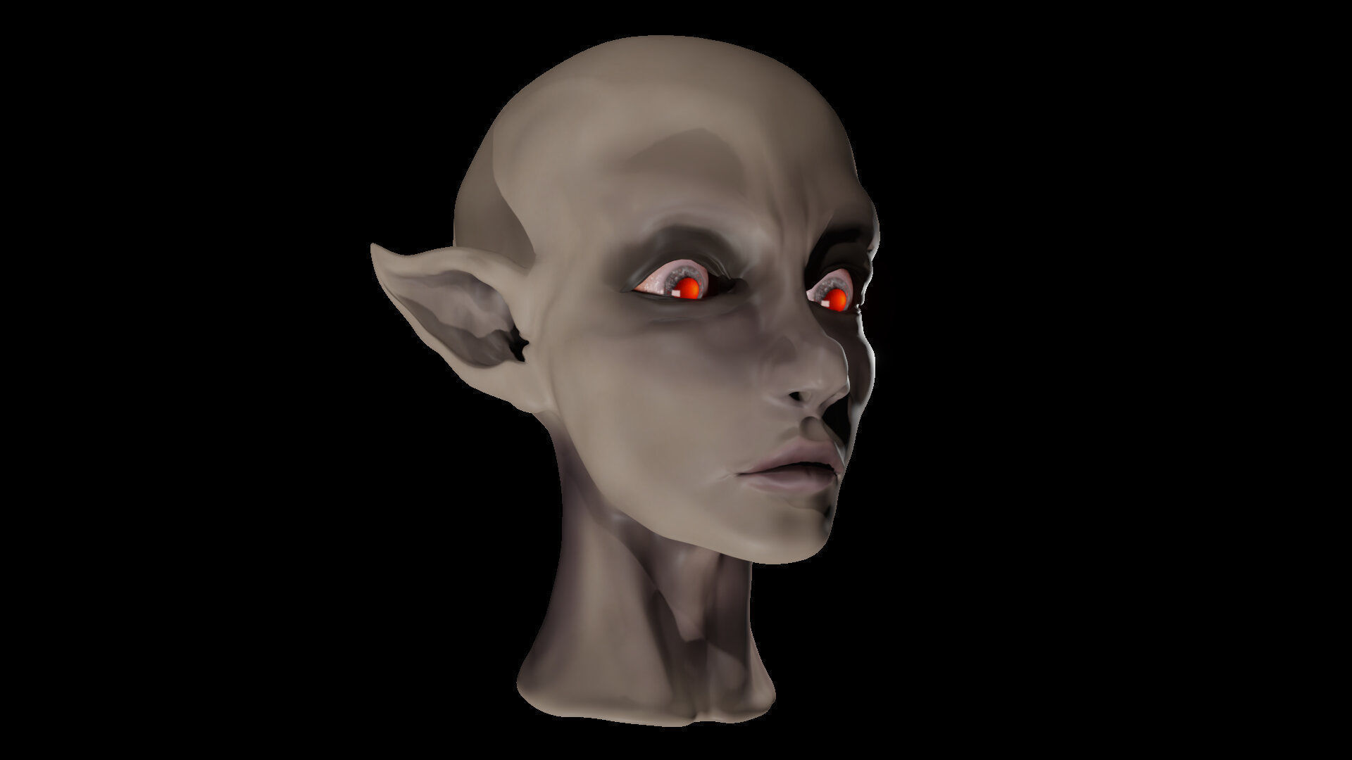 Head bust - Fear the Forest 3D model_8