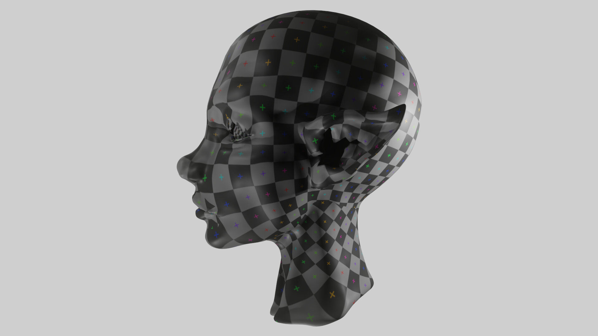 Head bust - Fear the Forest 3D model_13