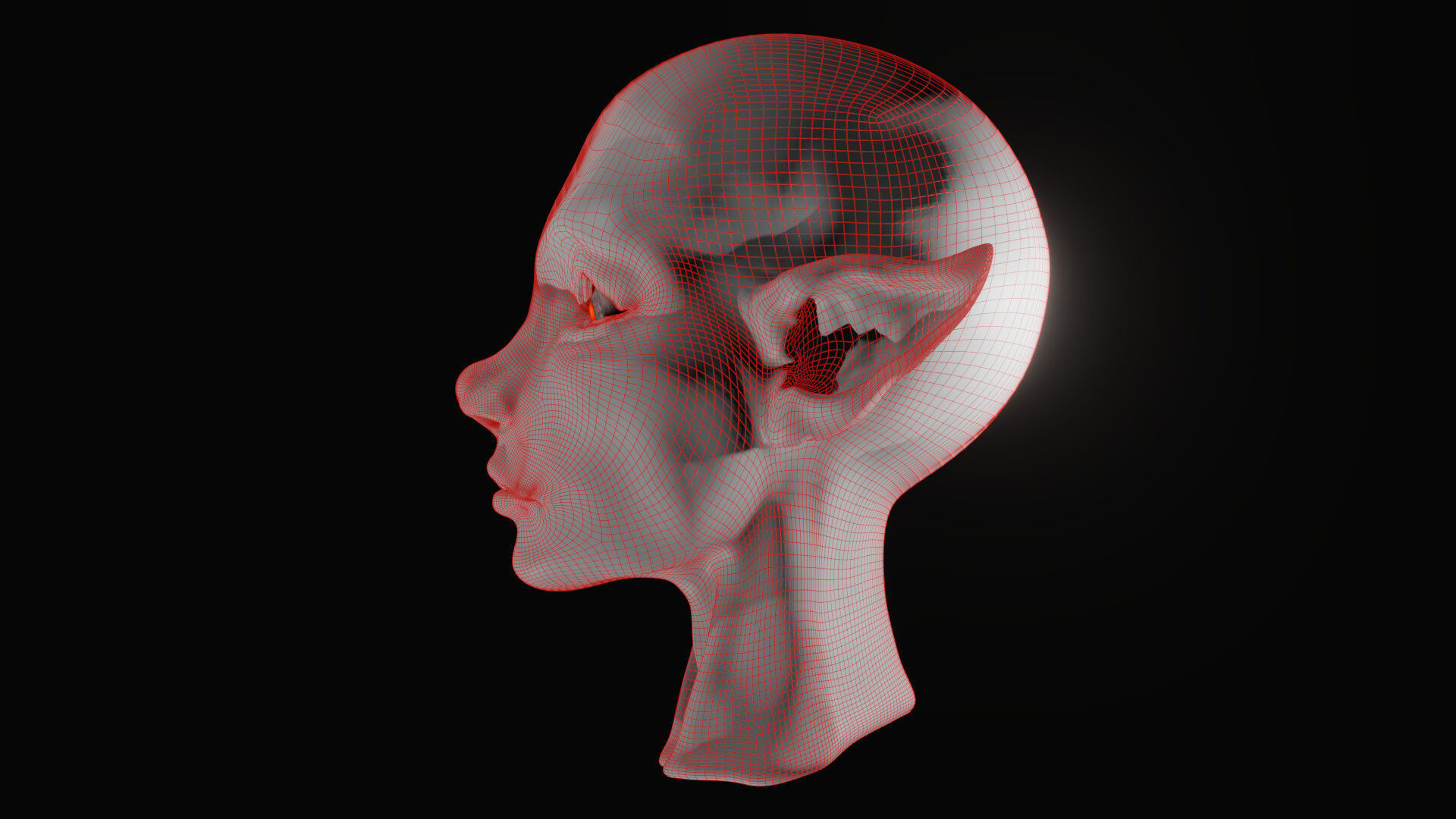 Head bust - Fear the Forest 3D model_15